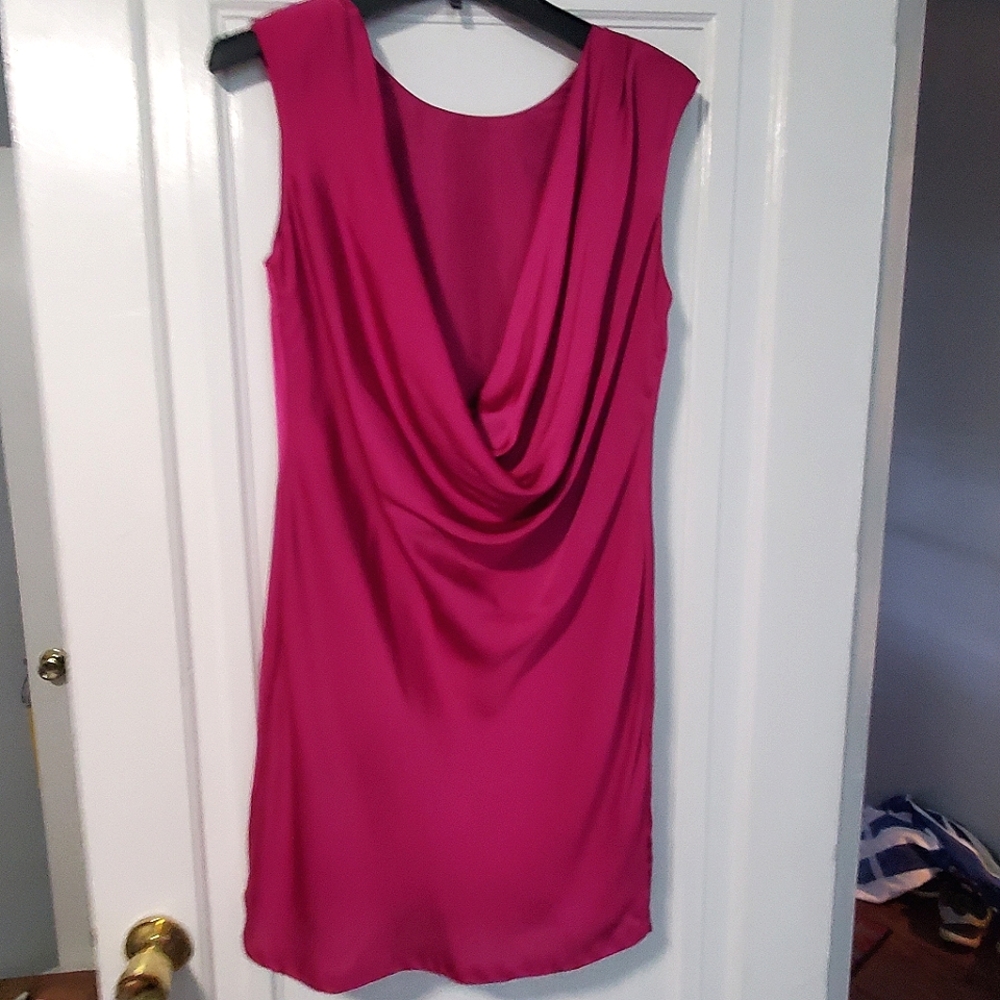Fushia mini dress